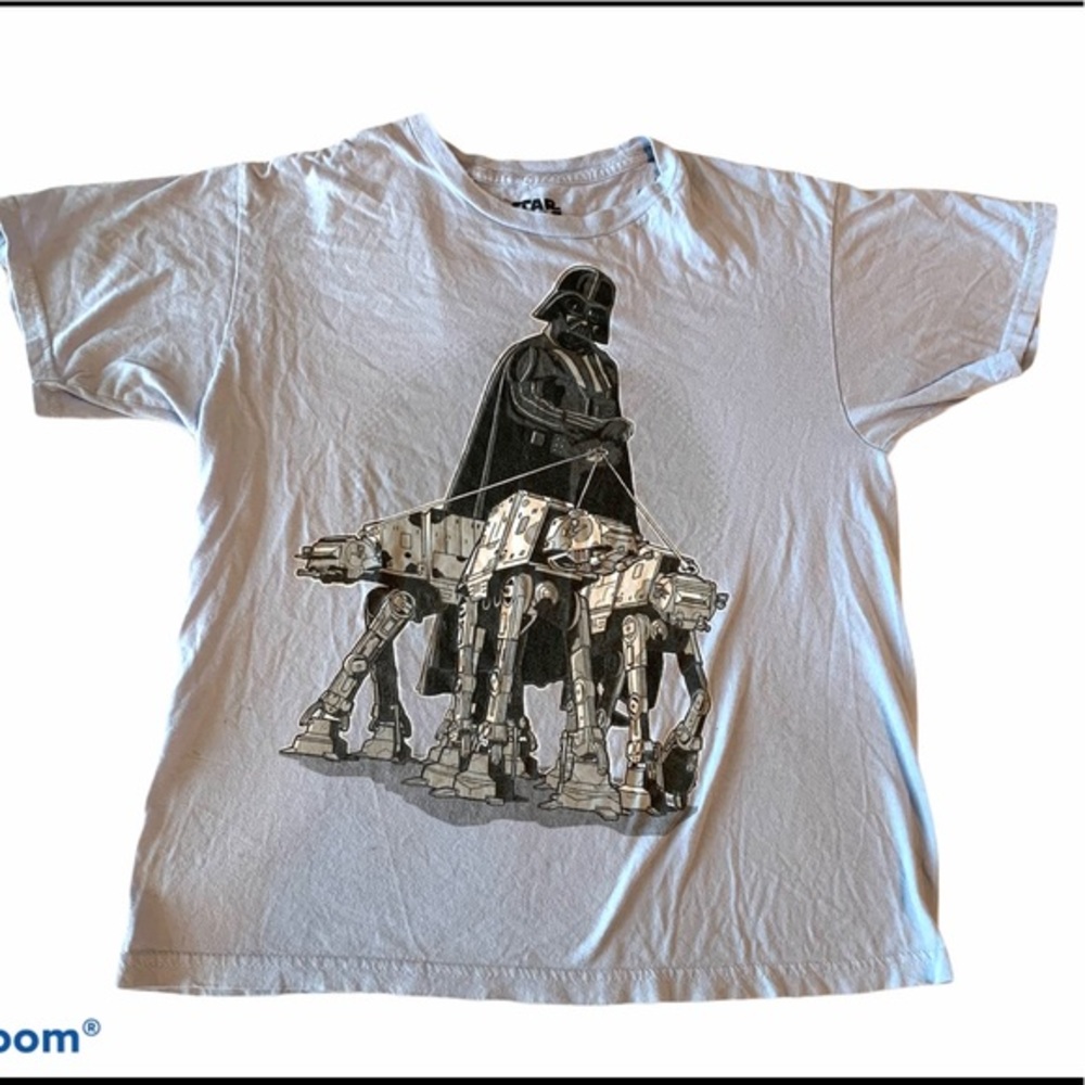 Star Wars T-shirt Darth Vader riding AT-AT Walkers